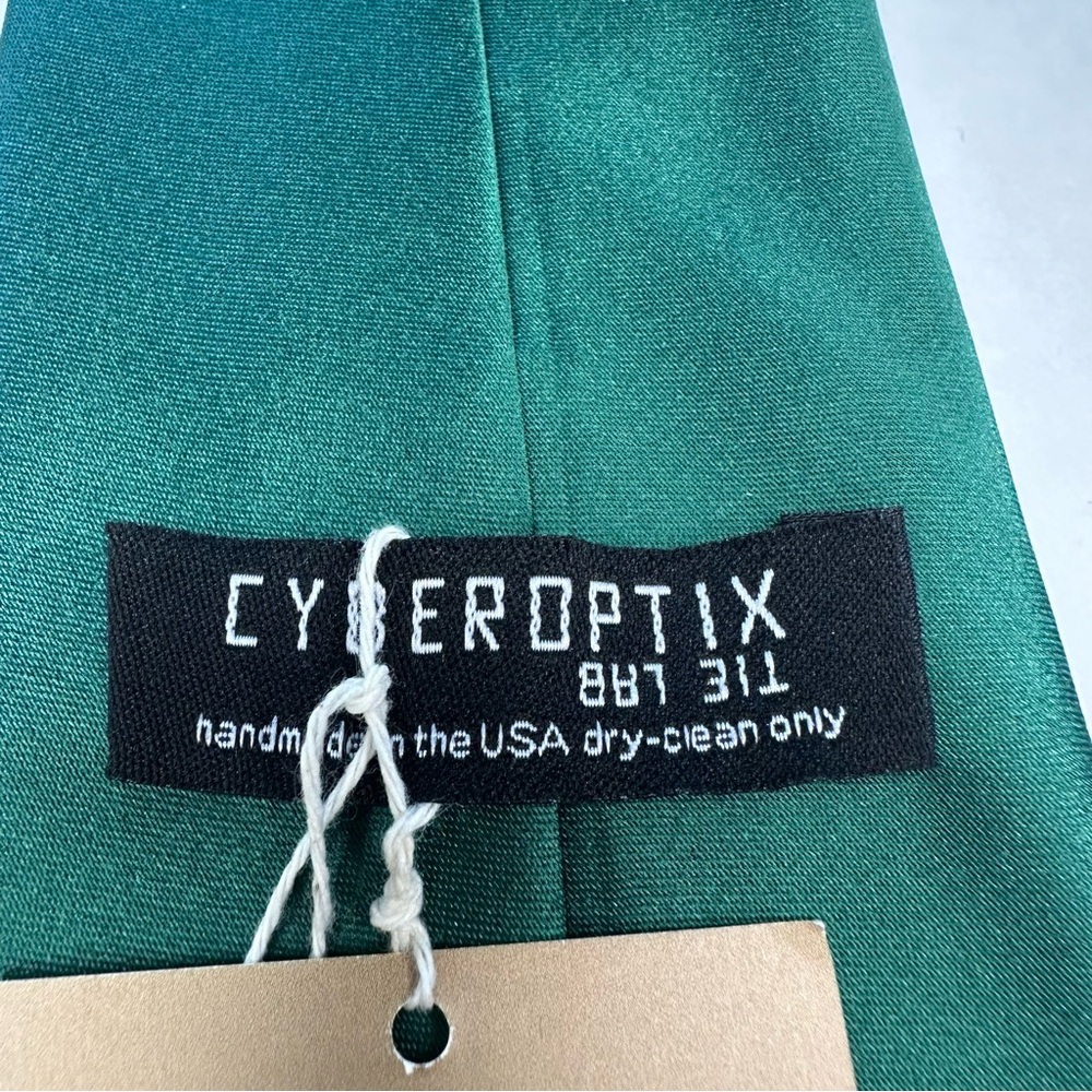 NWT Michigan State Cyberoptix Tie Lab Roaring 20s Detroit Standard Classic Tie - Picture 5 of 10